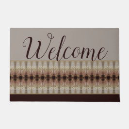 Grau Green und Cherry Black Fußmatte