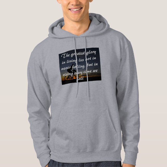 Grau Hoodie (Vorderseite)