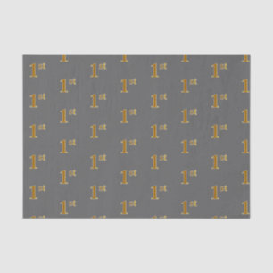 Grau, Imitate Gold 1. (First) Event Tissue Paper Seidenpapier