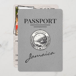 Grau Jamaica Passport Save the Date