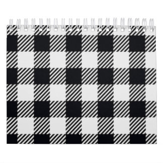 grau Kariert | Schachbretter Kalender