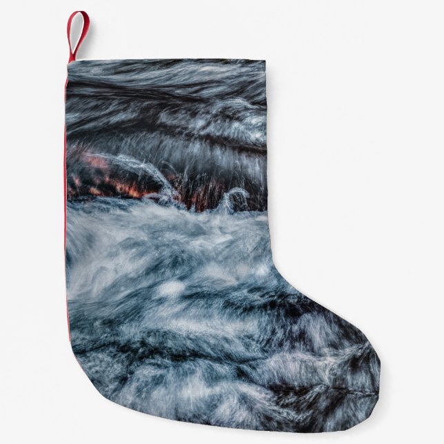 Grau Kleiner Weihnachtsstrumpf (Vorderseite)