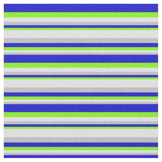 Grau, Lavendel, Grün und Blau Farbmuster Stoff (Nahaufnahme)