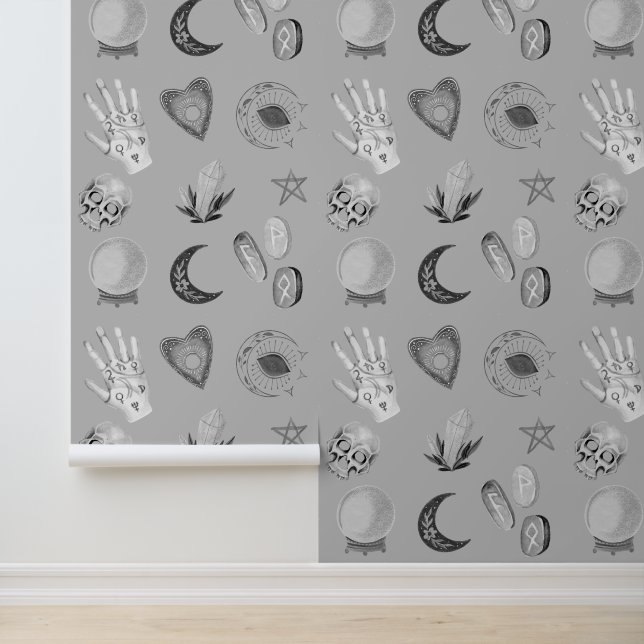 Grau-metaphysisch, psychisch tapete (Anwendung)