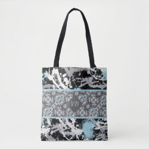 Grau mit einem Splash Tasche