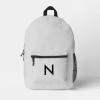 Grau Mit Monogramm Moderner Minimalistischer Chic