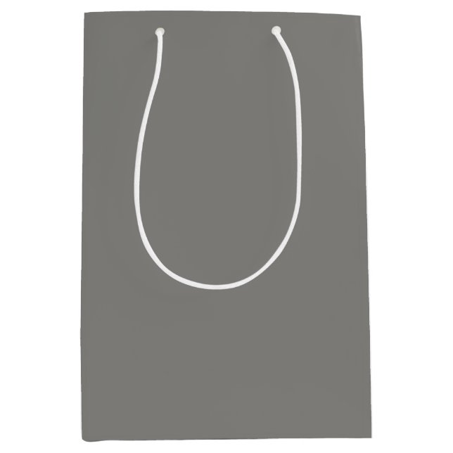 Grau Mittlere Geschenktüte (Vorderseite)
