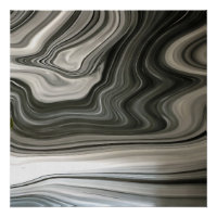 Grau Monotone Artistic Acrylic Pour Abstrakt