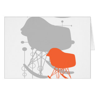 Grau-Muster Silhouette Mitte des 20. Jahrhunderts