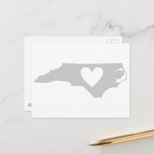 Grau North Carolina Herzlich Willkommen in der Lie Postkarte