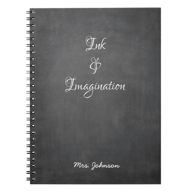 Grau-Notebook Notizblock (Vorderseite)