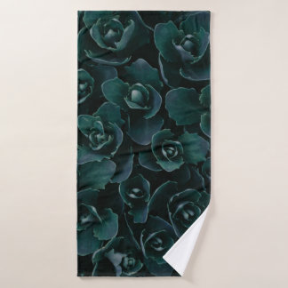 GRAU PETAL BLUME IM BLUME BADEHANDTUCH
