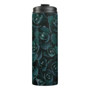 GRAU PETAL BLUME IM BLUME THERMOSBECHER