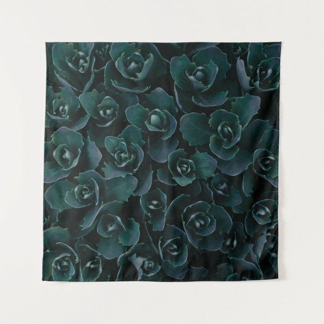 GRAU PETAL BLUME IM BLUME WANDTEPPICH (Vorderseite)