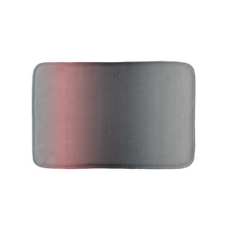 Grau, rosa, schwarzer Farbverlauf, Ombre. Badematte