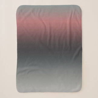 Grau, rosa, schwarzer Farbverlauf, Ombre. Sherpadecke