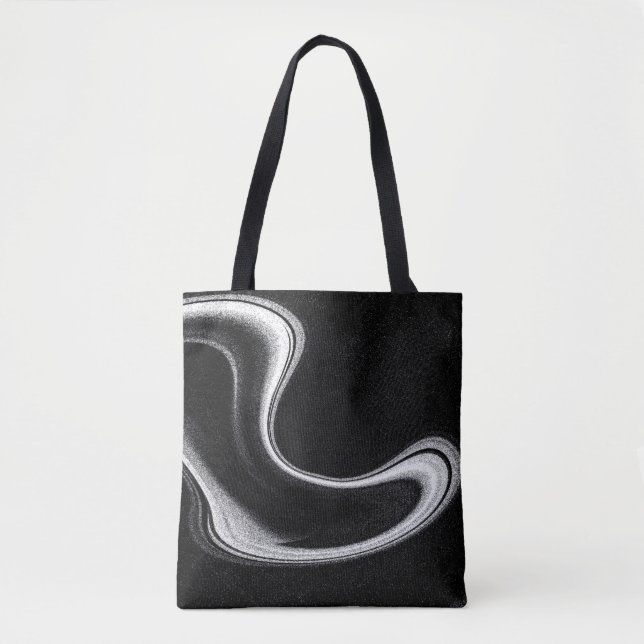 Grau-Schwarz-Abbildung Tasche (Vorderseite)