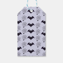 GRAU & SCHWARZ HALLOWEEN SPIDER WEBS BATTEN GESCHENKANHÄNGER