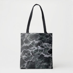 Grau-Schwarz-Malerei Tasche