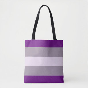 Grau Sexuelle Pride-Flagge Tasche