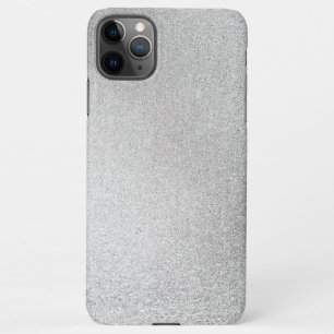 Grau Silver Golden Glitzer Shiny Textured iPhone 11Pro Max Hülle