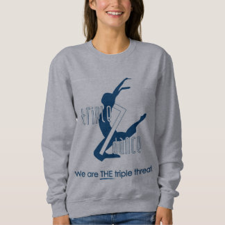 Grau-Sweatshirt der Dreiergruppen-7 Sweatshirt