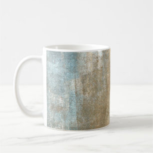 Grau und Beige Abstrakte Kunst Malerei abstrakt, K Kaffeetasse