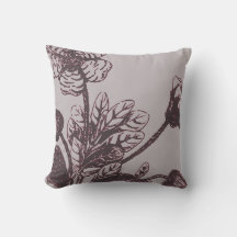 Grau und Burgund Botanisch | Sage Leaf Rock Rose