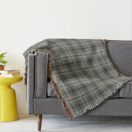 Grau und Green Clan Craig Kariert Decke