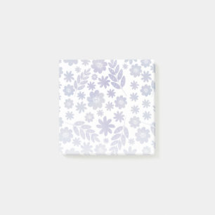 Grau- und Lavendelmuster Post-it Klebezettel