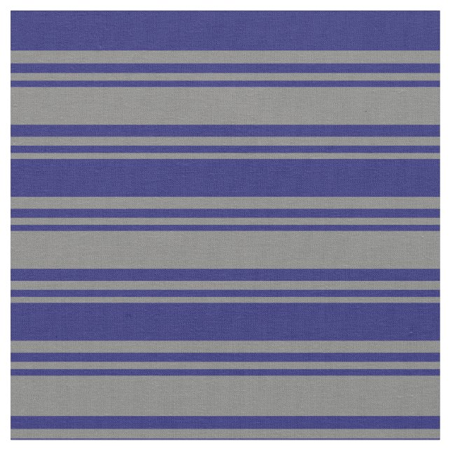 Grau und Mitternachtsblau farbige Muster Stoff (Nahaufnahme)