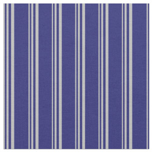 Grau und Mitternachtsblau farbige Muster Stoff