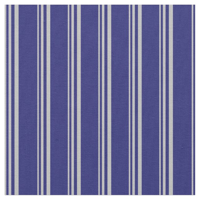 Grau und Mitternachtsblau farbige Muster Stoff (Nahaufnahme)