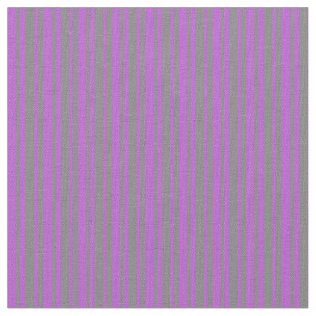 Grau- und Orchid-Muster Stoff (Nahaufnahme)