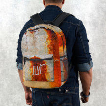 Grau und Rusty Orange Urban Grunge Industrial