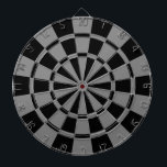 Grau und Schwarz Dartscheibe<br><div class="desc">Grau-Schwarz-Dart-Board</div>