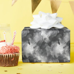 Grau und Schwarz Geschenkpapier