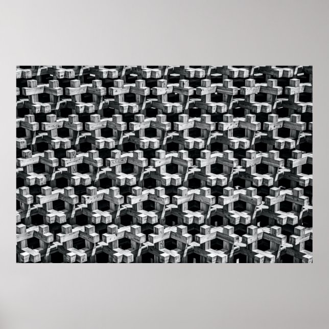Grau- und Schwarzkreuz Poster (Vorne)