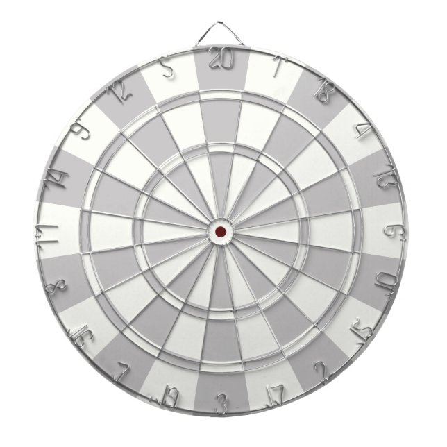 grau und weiß dartscheibe (vorne)