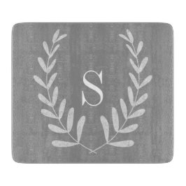 Grau-und Weiß-Kranz-Gewohnheits-Schneidebrett Schneidebrett