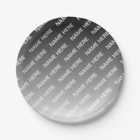 Grau (veränderbare Farbe) Ombre & Textmuster