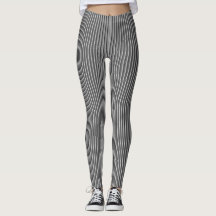 GRAU VERBLASSTE STREIFEN-LEGGINGS