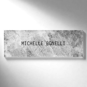 Grau-Wand-Design Hintergrund Schlichte Legible Mod Namenschild