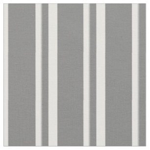 Grau weiße vertikale Streifen Elegant Unisex neutr Stoff