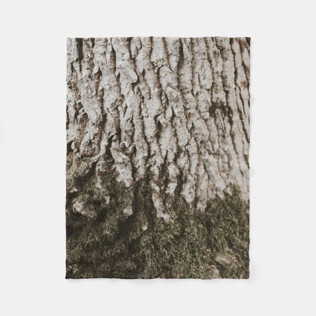 Graubaum Fleecedecke (Vorderseite)