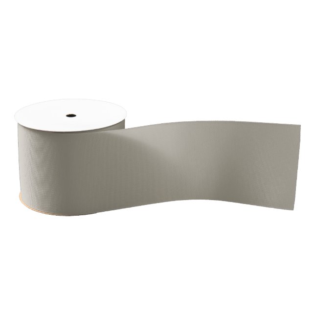 Graubeige Ripsband (Spule)