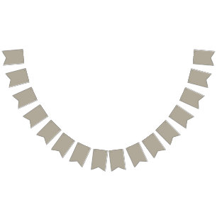 Graubeige Wimpelkette