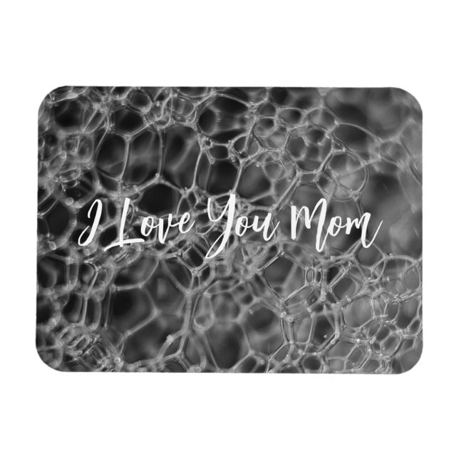 Graubläschen-Design Magnet (Horizontal)