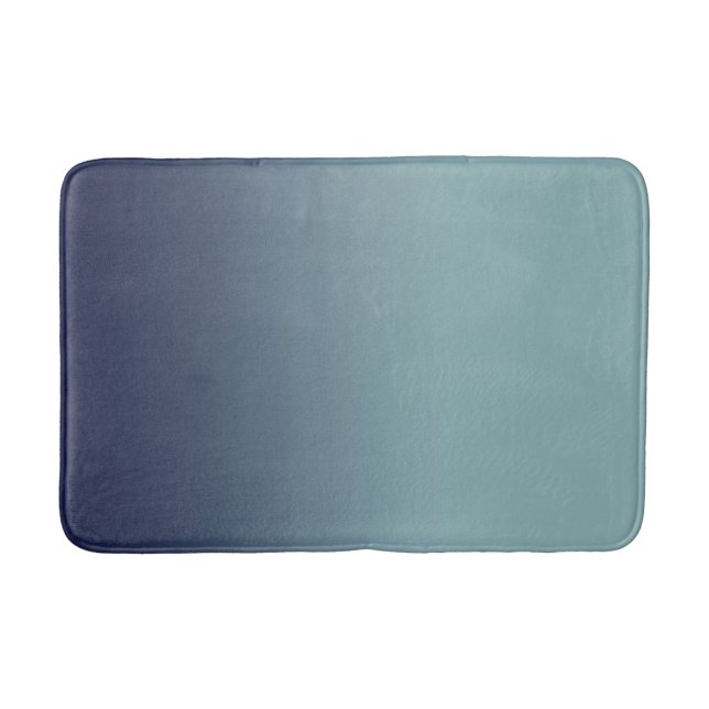 Graublau. Badematte (Vorderseite)