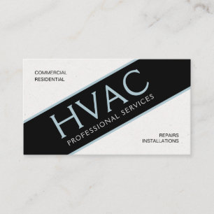 Graublau HVAC Standard, 3,5" x 2,0" Visitenkarte